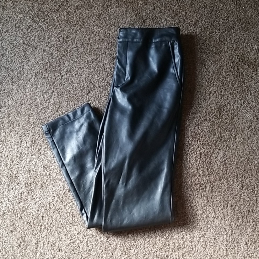 Express x negin mirsalehi faux leather pants